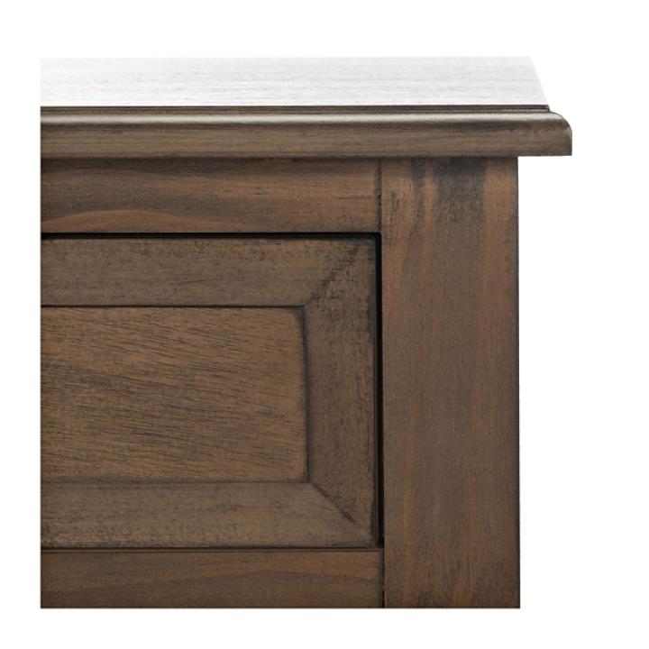 Emory Natural Single Drawer Accent Table