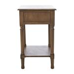 Emory Natural Single Drawer Accent Table