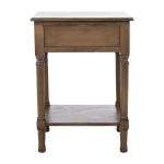 Emory Natural Single Drawer Accent Table
