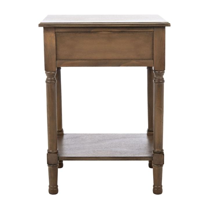 Emory Natural Single Drawer Accent Table