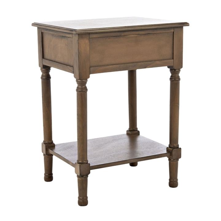 Emory Natural Single Drawer Accent Table