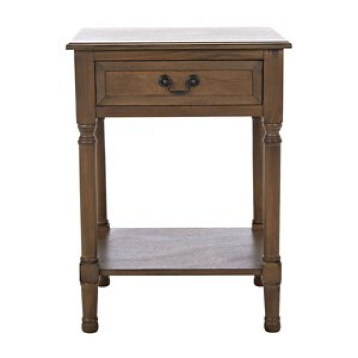 Emory Natural Single Drawer Accent Table