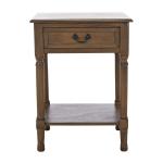 Emory Natural Single Drawer Accent Table