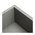 Evelina Gray Textured Single Drawer Accent Table