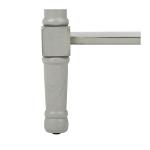 Evelina Gray Textured Single Drawer Accent Table