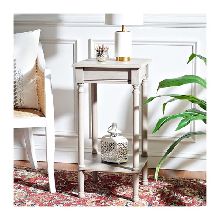 Tilley Beige Classic Square Accent Table