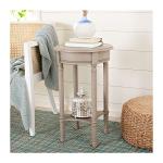 Greige Tegan Round Accent Table