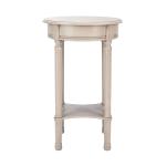 Greige Tegan Round Accent Table