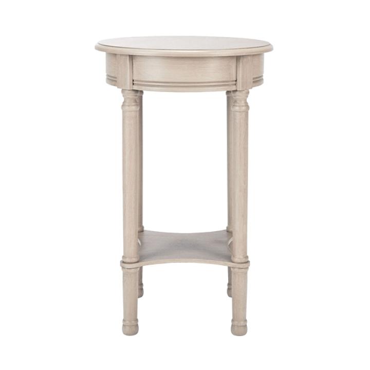 Greige Tegan Round Accent Table