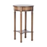 Brown Tegan Round Accent Table