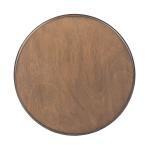 Brown Tegan Round Accent Table