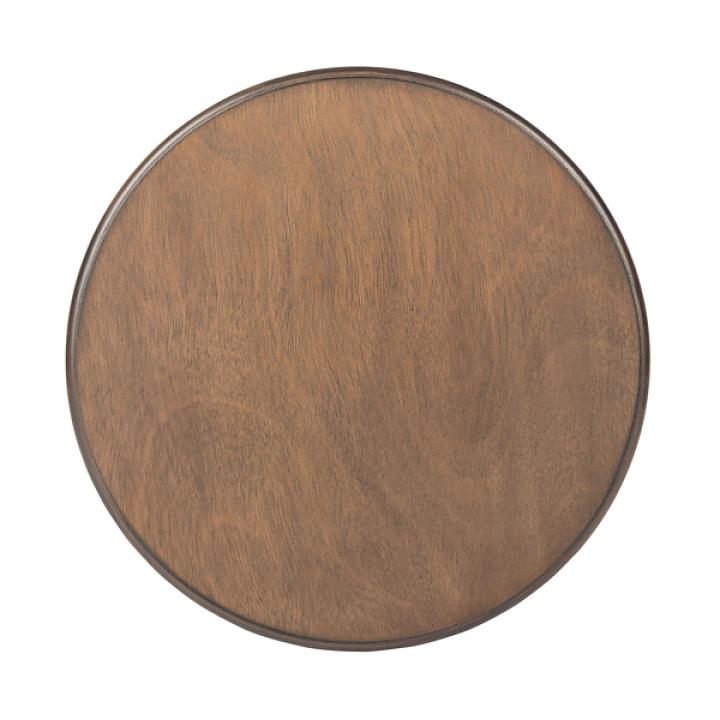 Brown Tegan Round Accent Table