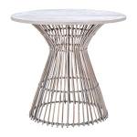 Graywash Mango Wood Top Accent Table