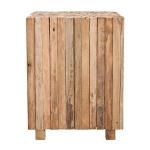 Reclaimed Teak Square Block Accent Table