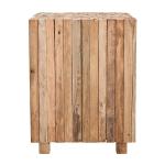 Reclaimed Teak Square Block Accent Table