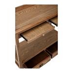 Weathered Oak Finish Console Table