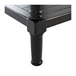 Wilbert 3-Drawer Black Console Table