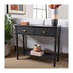 Onyx Raised Texture Diamond Console Table