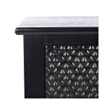 Onyx Raised Texture Diamond Console Table