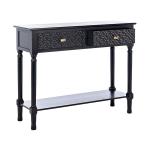 Onyx Raised Texture Diamond Console Table
