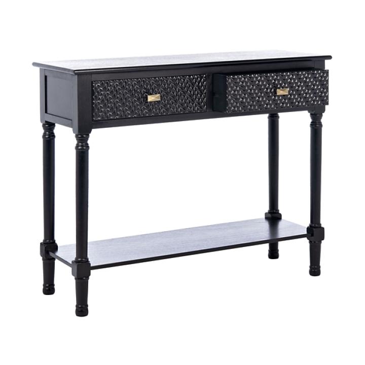 Onyx Raised Texture Diamond Console Table