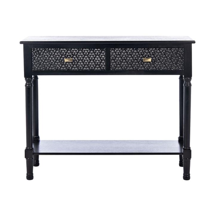 Onyx Raised Texture Diamond Console Table
