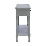Distressed Gray Ronan 2-Drawer Console Table