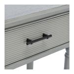 Distressed Gray Ronan 2-Drawer Console Table