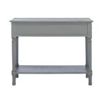 Distressed Gray Ronan 2-Drawer Console Table