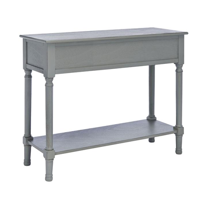 Distressed Gray Ronan 2-Drawer Console Table