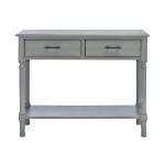 Distressed Gray Ronan 2-Drawer Console Table