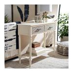 Distressed Natural Ronan 2-Drawer Console Table