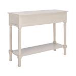 Distressed Natural Ronan 2-Drawer Console Table
