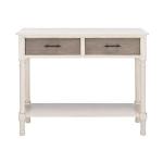 Distressed Natural Ronan 2-Drawer Console Table