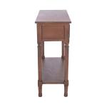 Modern Brown Carved Accent Console Table
