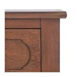 Modern Brown Carved Accent Console Table