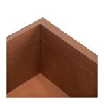 Modern Brown Carved Accent Console Table