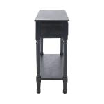 Irma Black Textured Drawers Console Table