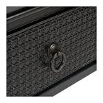 Irma Black Textured Drawers Console Table