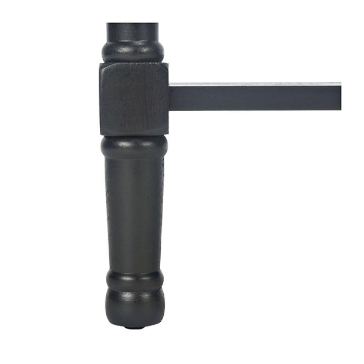 Irma Black Textured Drawers Console Table