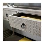 Natural Textured 2-Drawer Console Table