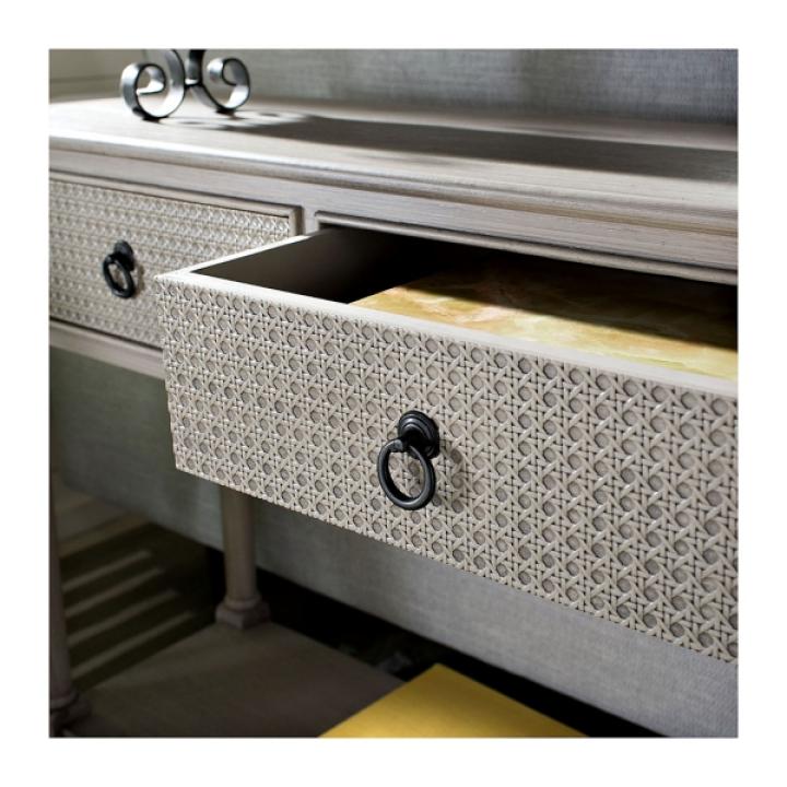 Natural Textured 2-Drawer Console Table