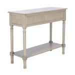 Natural Textured 2-Drawer Console Table
