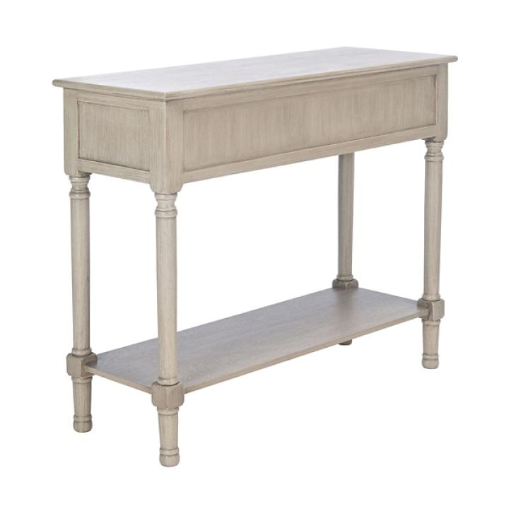 Natural Textured 2-Drawer Console Table