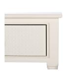Irma White Textured Drawers Console Table