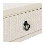Irma White Textured Drawers Console Table