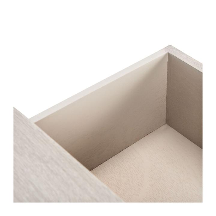 Rivera White Carved Rustic Console Table