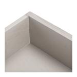 Rivera White Carved Rustic Quad Console Table