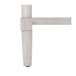 Rivera White Carved Rustic Quad Console Table