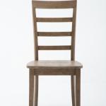 Wire Brushed Natural Dining Chairs, Set of 2